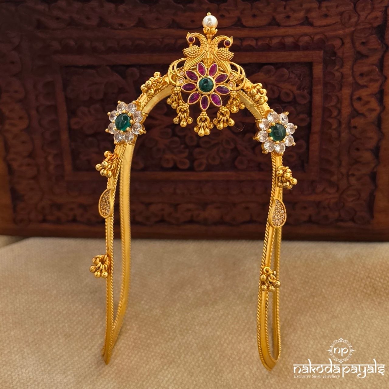 Stunning Twin Peacock Armlet (Ha0161)