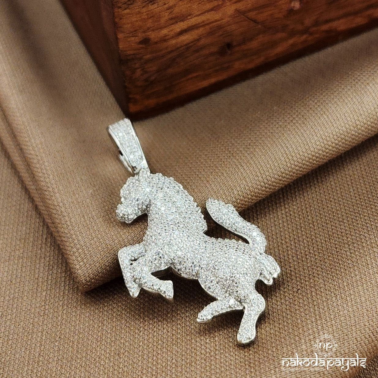 Horse CZ Pendant (Mc1108)