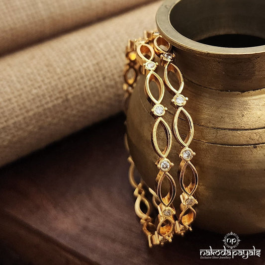 Trending CZ Bangles (Gk3044-45)