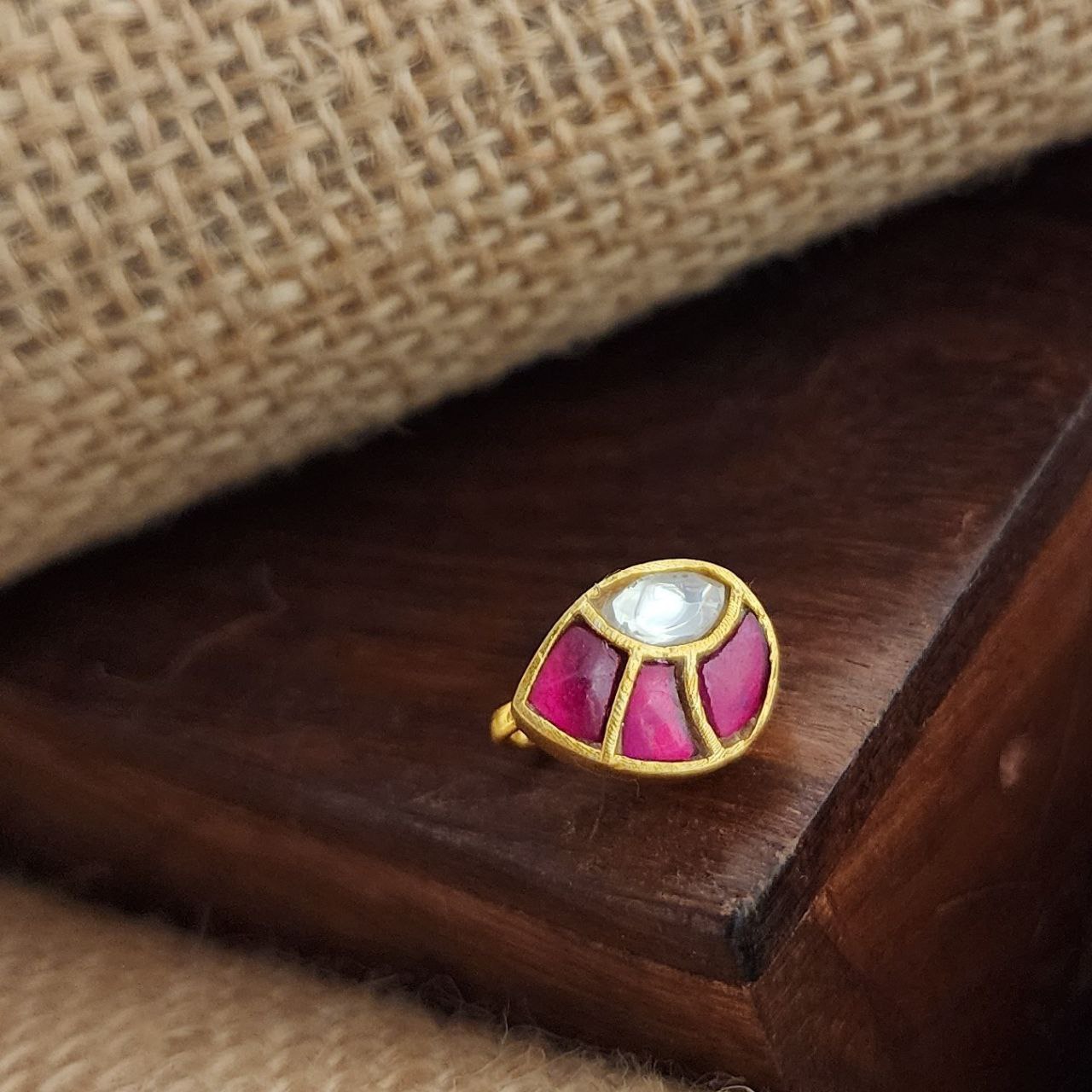 Kundan Clipon Nosepin (Np725a)