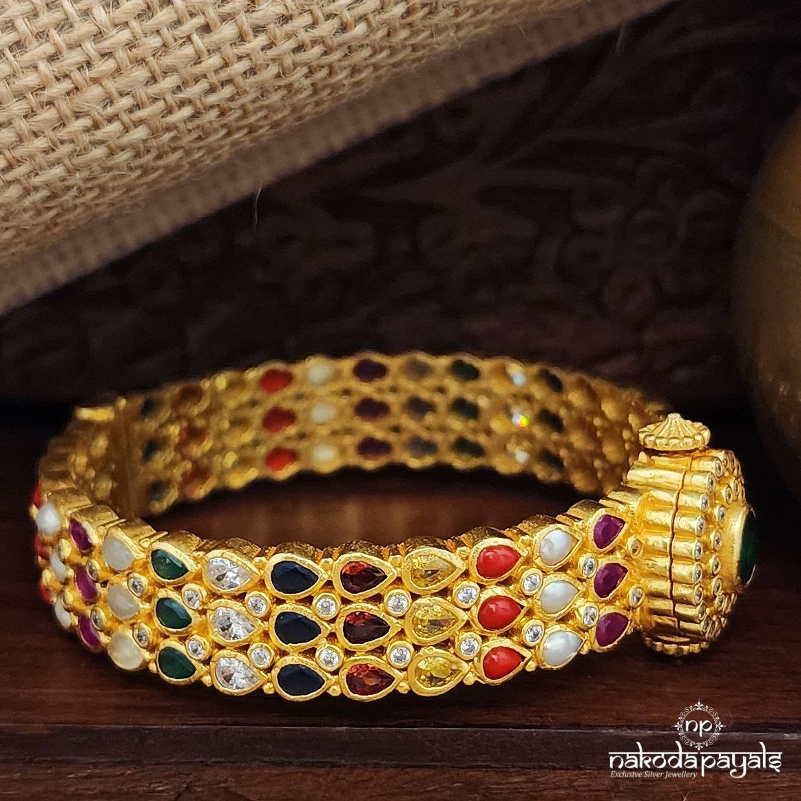 Navaratna Openable Kada (Gk3104)