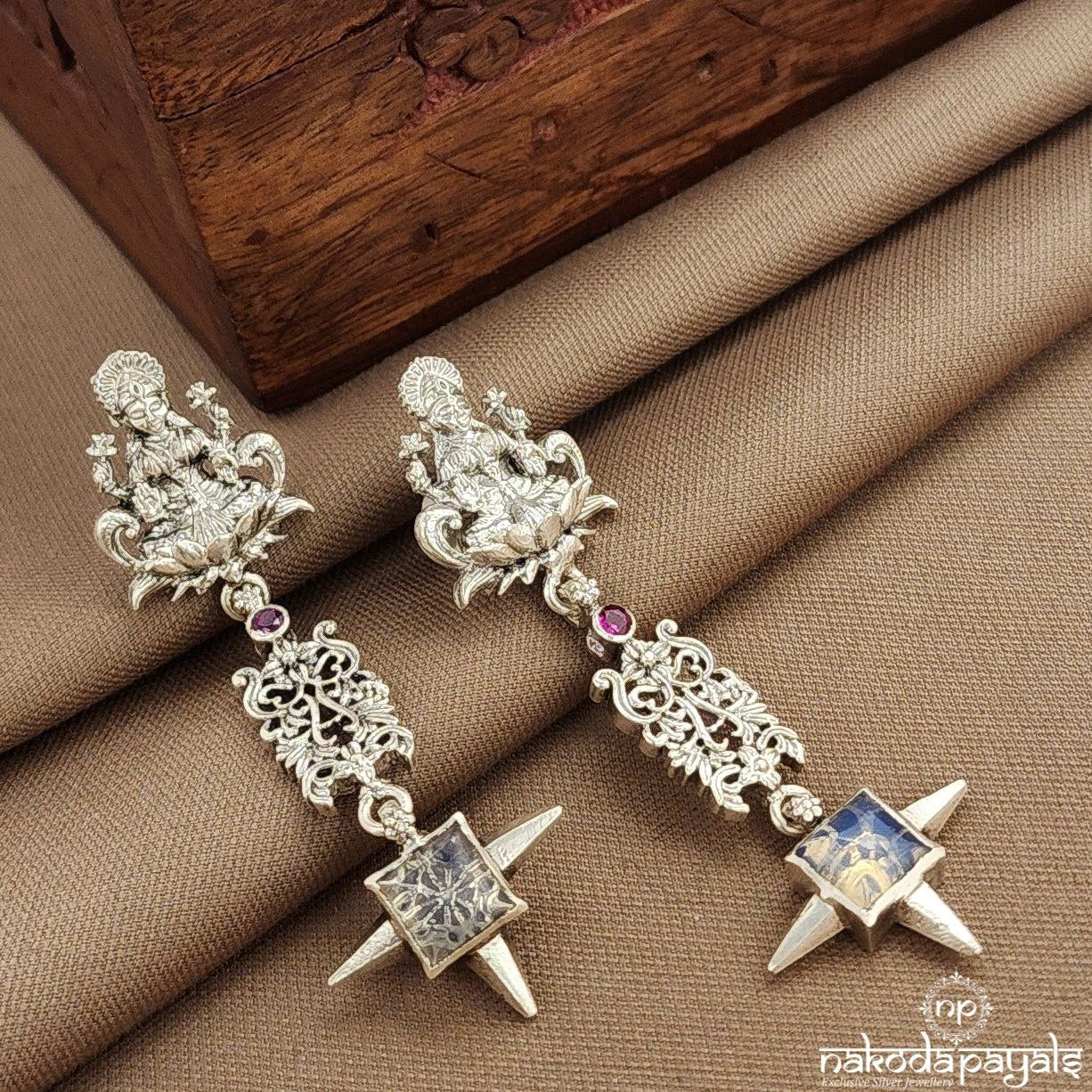 Maha Lakshmi Drop  Earrings (C3791)