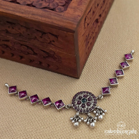 Floral Oxidised Choker (N12021)