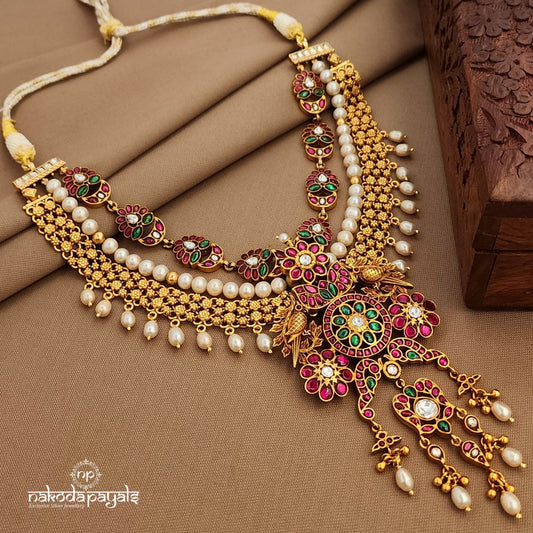 Pearled  Kundan Neckpiece (Gn9917)
