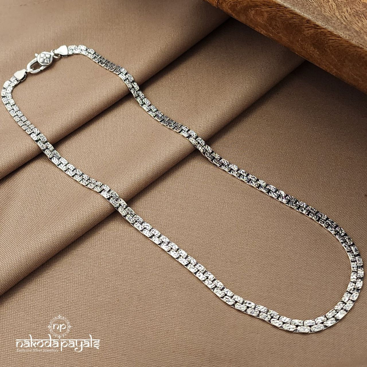 Trending Oxidised Men's Neckchain (Mc1044)