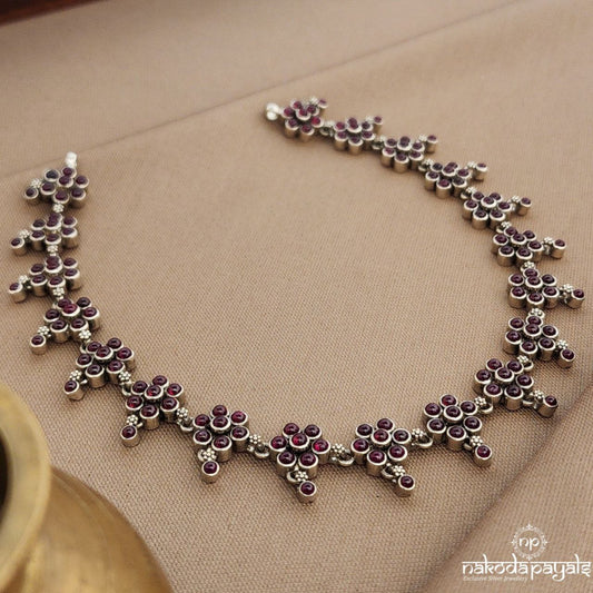 Pinkish Floral Neckpiece  (N11215)