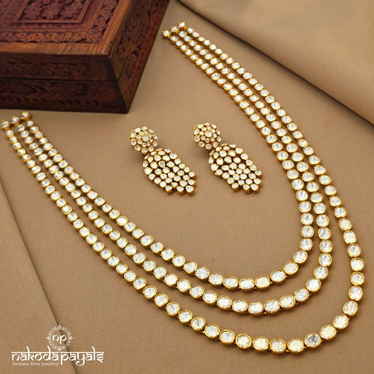 Three Layer Moissanite Neckpiece (Gn10921)
