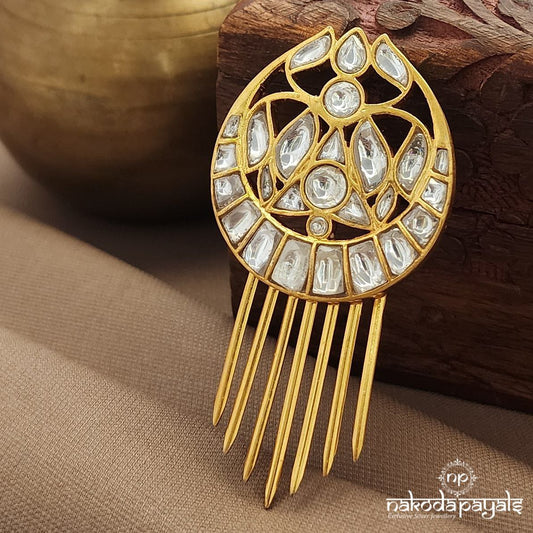 Half Moon Kundan Juda Pin (ESA232)