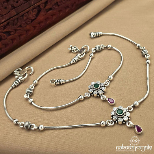 Exquisite Red Drop Anklet (A6988)