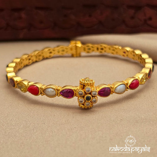 Floral Navarathna Kada (Gk3311)