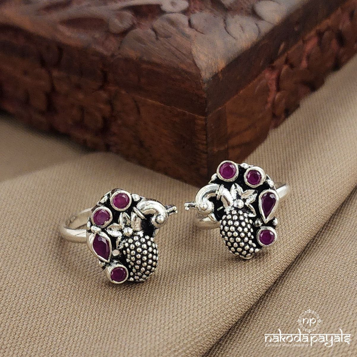 Pink Peacock Toerings (T4769)