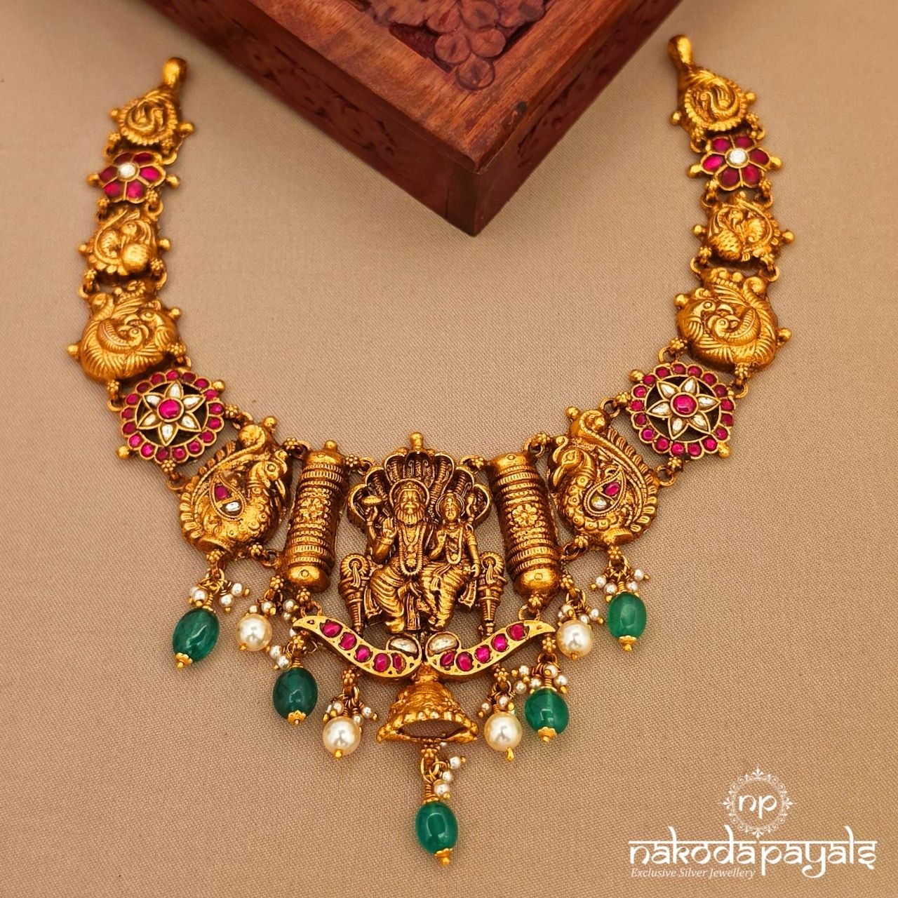 Lakshmi Narasimhan Exquisite Neckpiece (Gn10198)