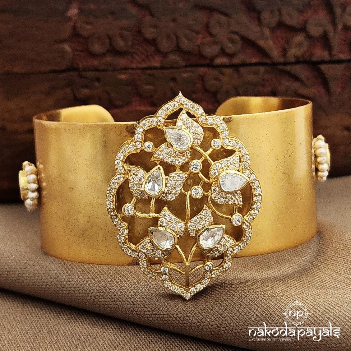 Moissanite Adjustable Kada (Gk3247)