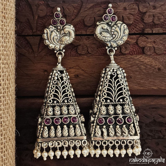 Amazing Peocock Jhumka (J1435)