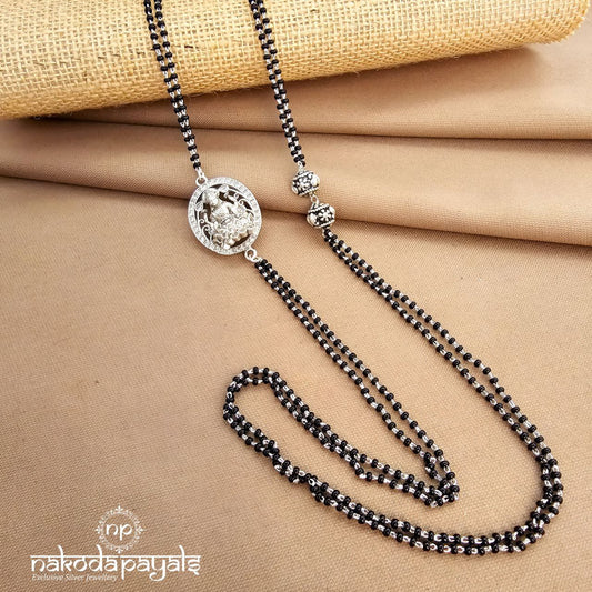 White Lakshmi Mangalsutra (Ms0614)