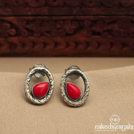 Stunning Coral Studs (S4126)