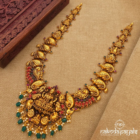 Unique Lakshmi Kundan Neckpiece (Gn10544)