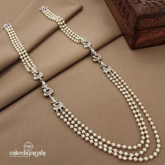 Ganesha Pearled Neckpiece  (N11462)