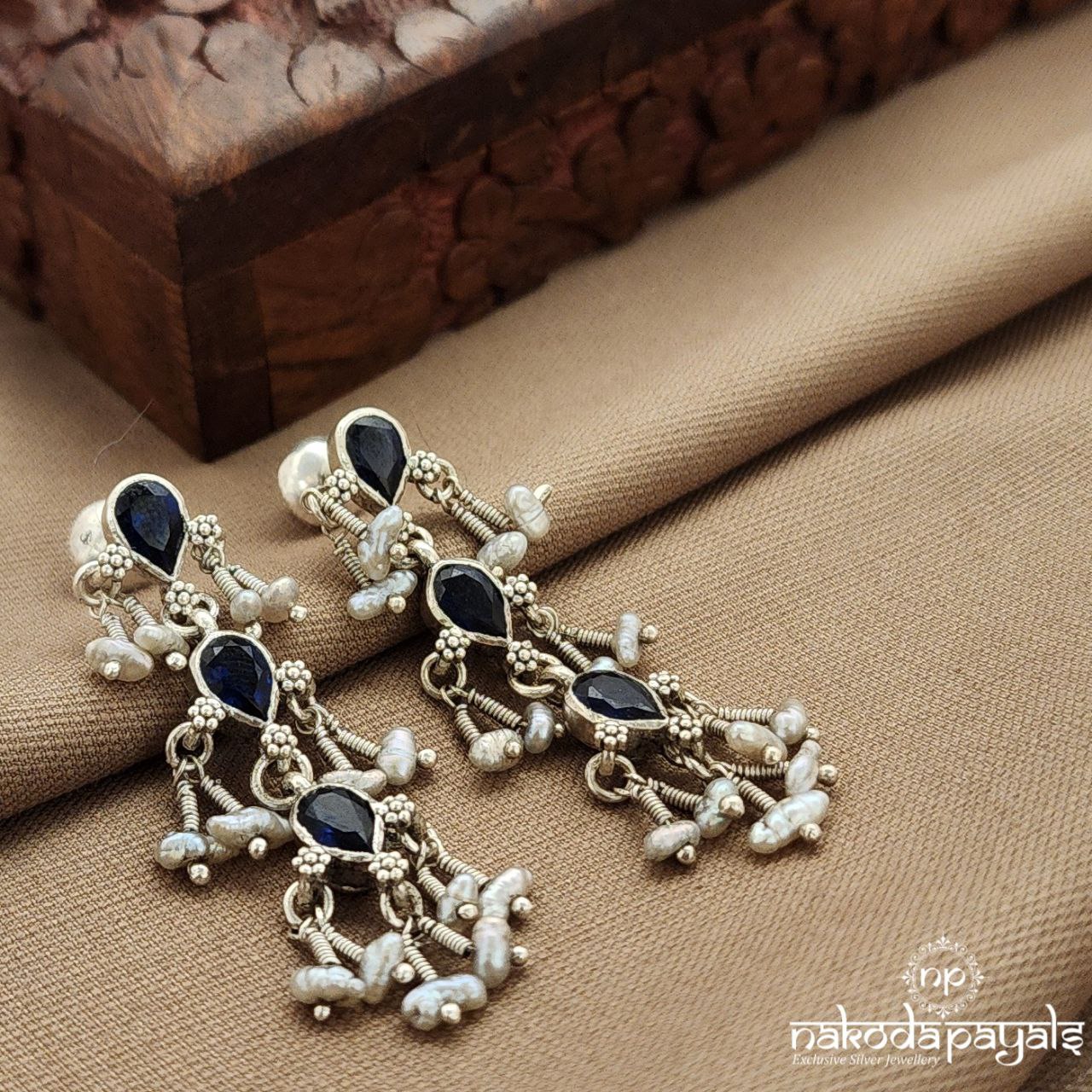 Blue Drops Earrings (C3827)