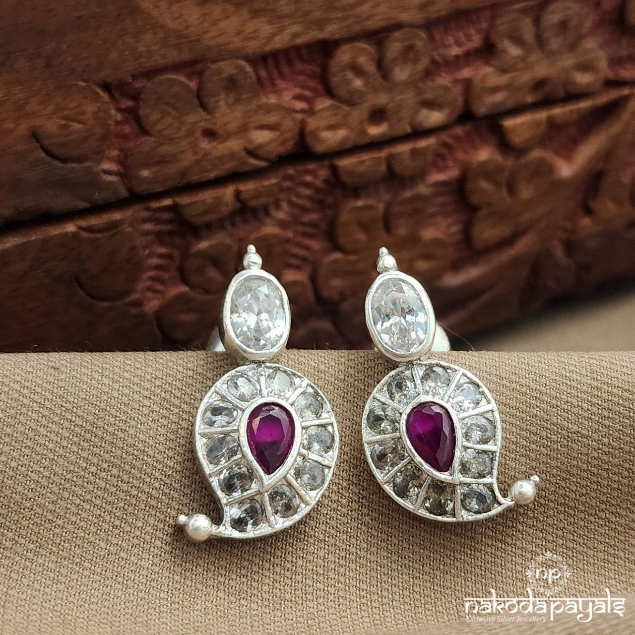 Pink Mango Studs (S3698)