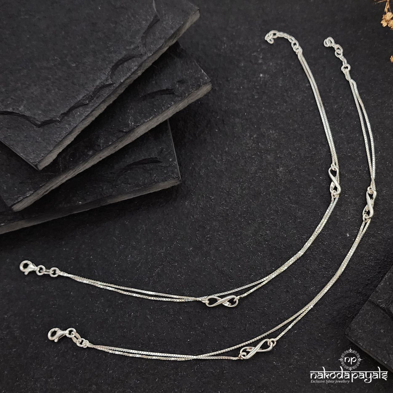 Infinity Charm Anklets (A6159)