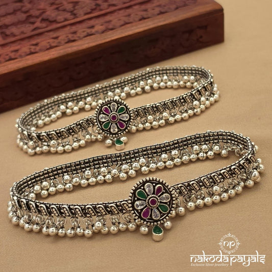 Kemp Oxidised Anklet(A6999)