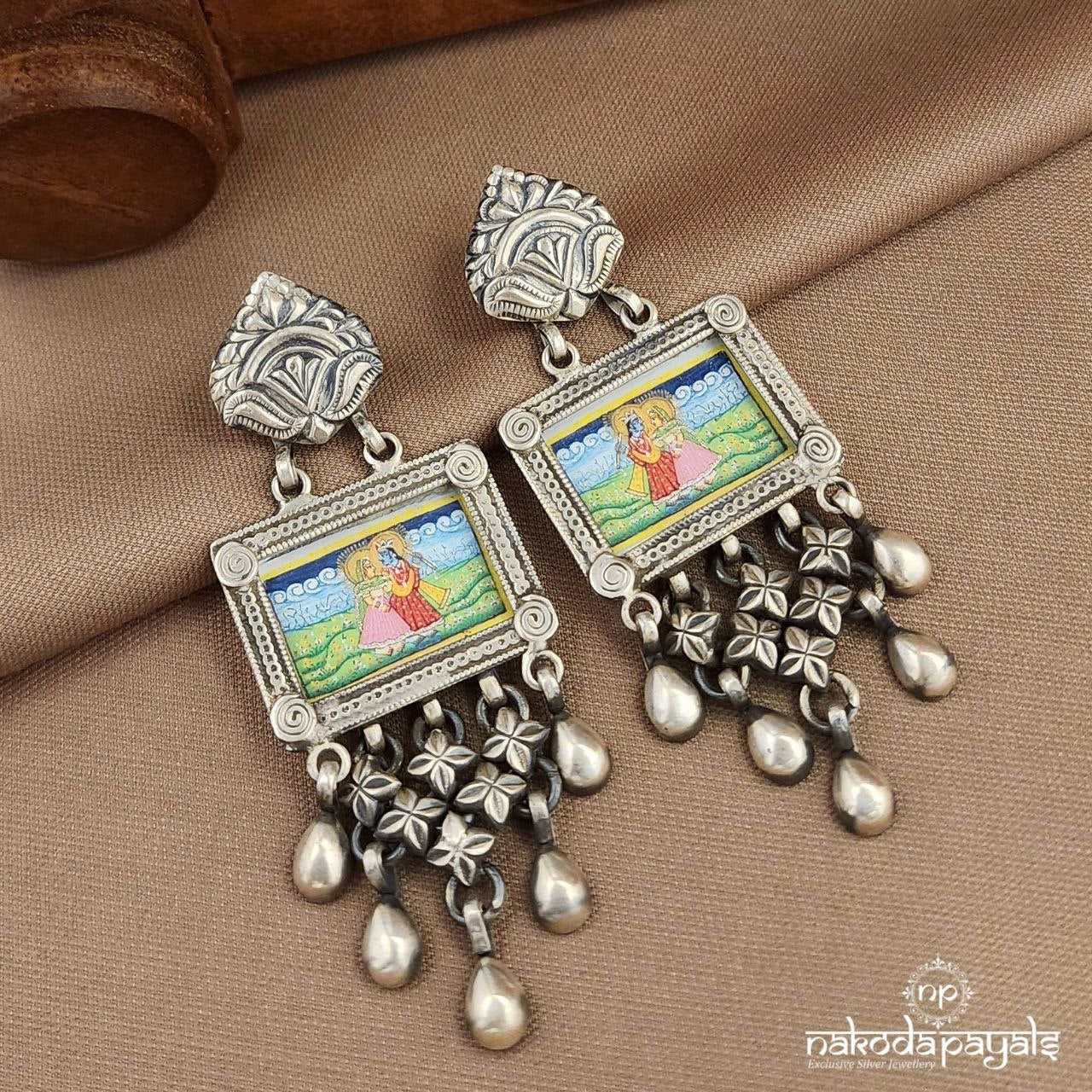 Painted Radhakrishnan Earrings (C3697)