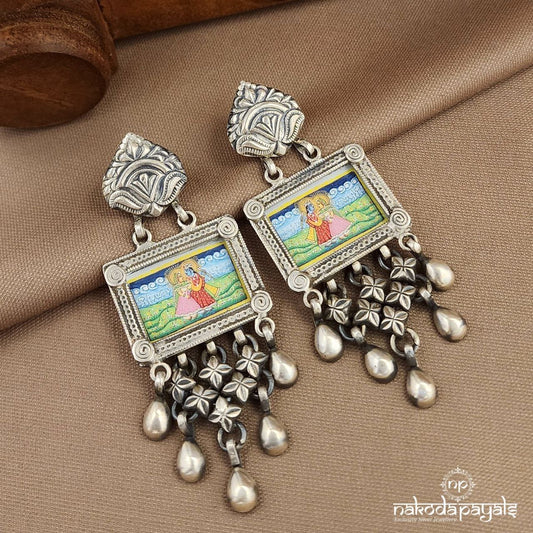 Painted Radhakrishnan Earrings (C3697)