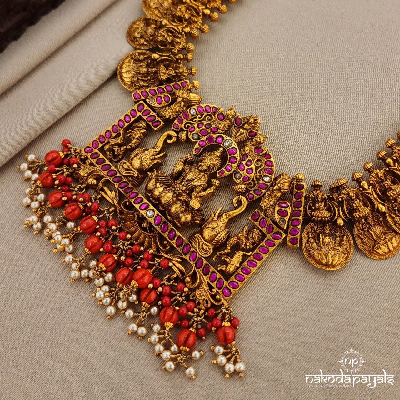 Maha Lakshmi Kasu Neckpiece (Gn8893)