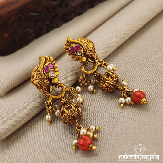 Ganesha Kundan Earrings (Ge9029)