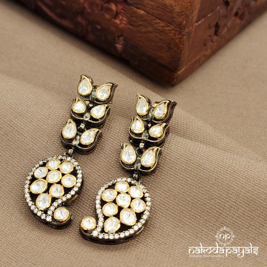 Mango Drop CZ  Earrings (Ge10164)