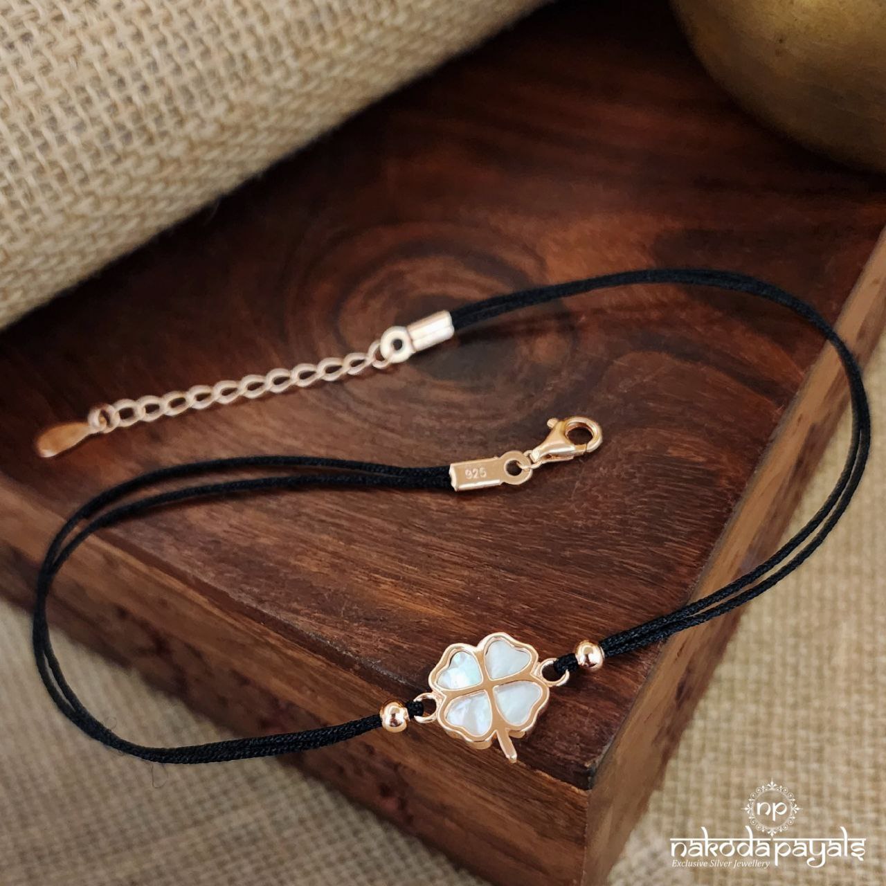 Sweetheart Rose Gold Single Anklets (Nz0684)