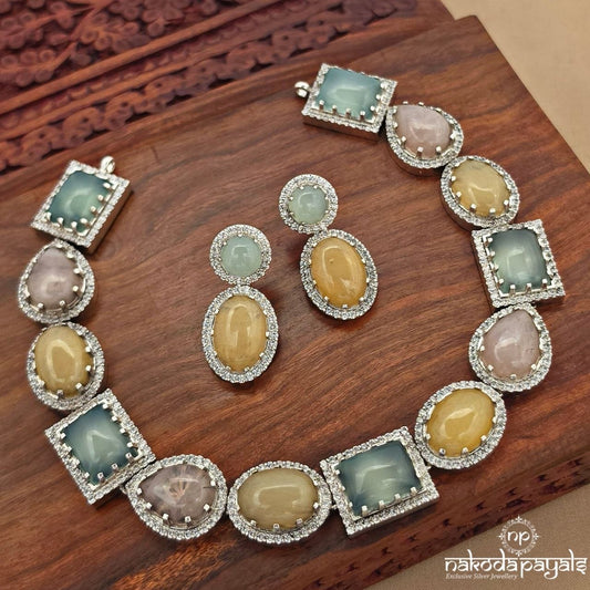 Gorgeous Neckpiece With Earrings (N12043)