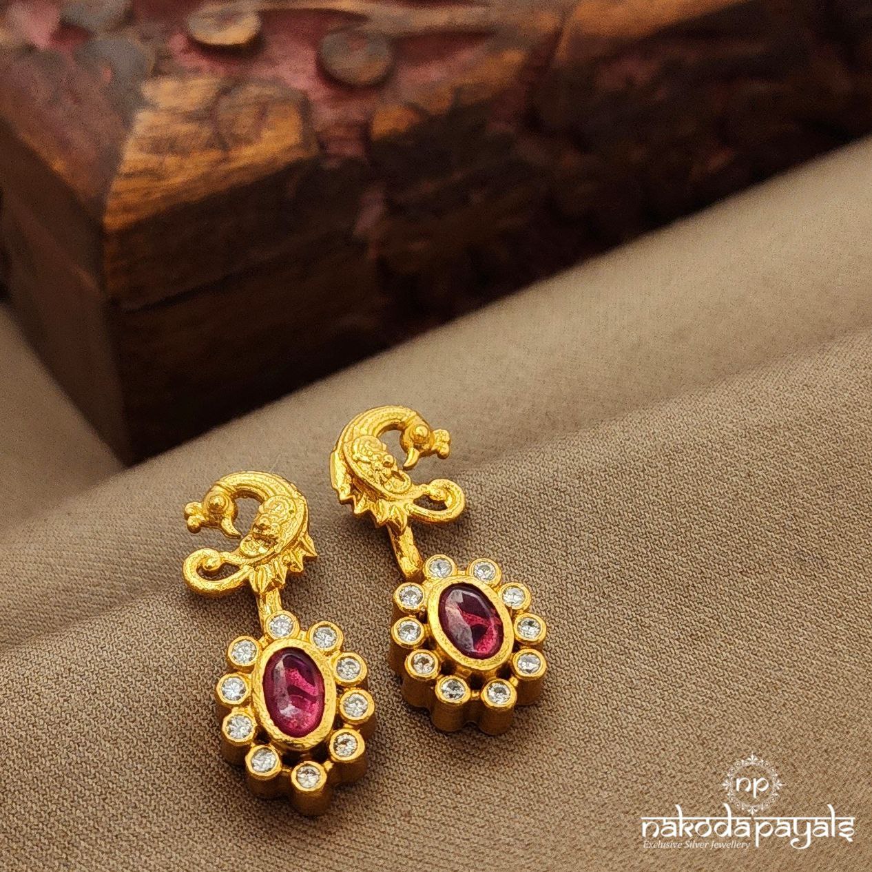 Oval Red Pressing Bugadi (S9410)