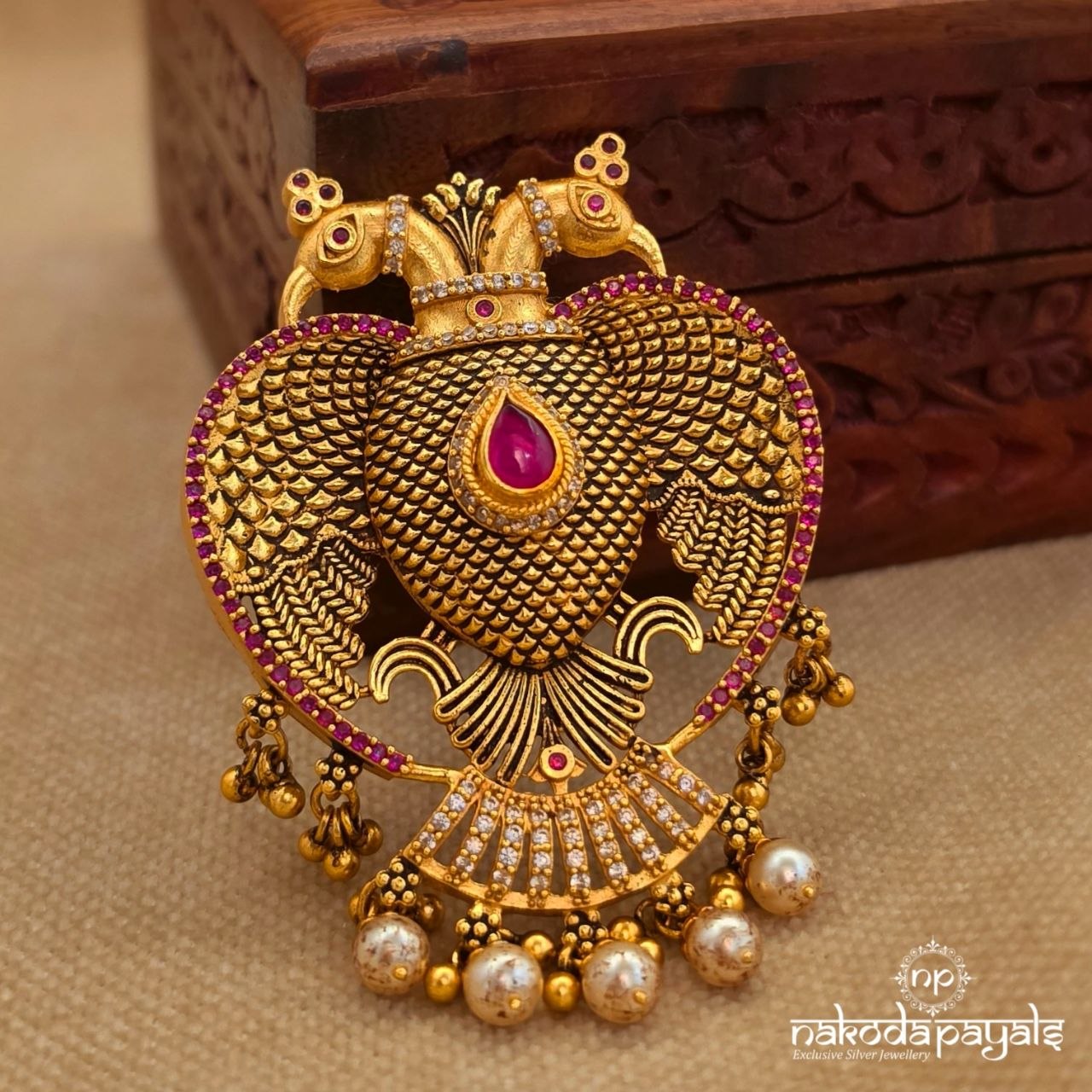 Exquisite Gandaberunda Pendant (Gp2526)