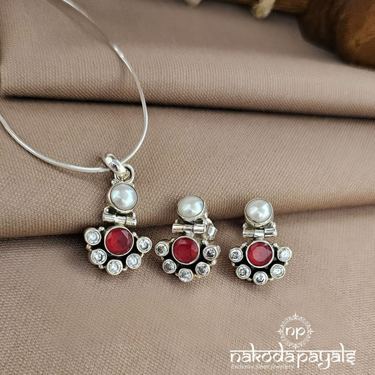 Pink Pendant Set (N11532)