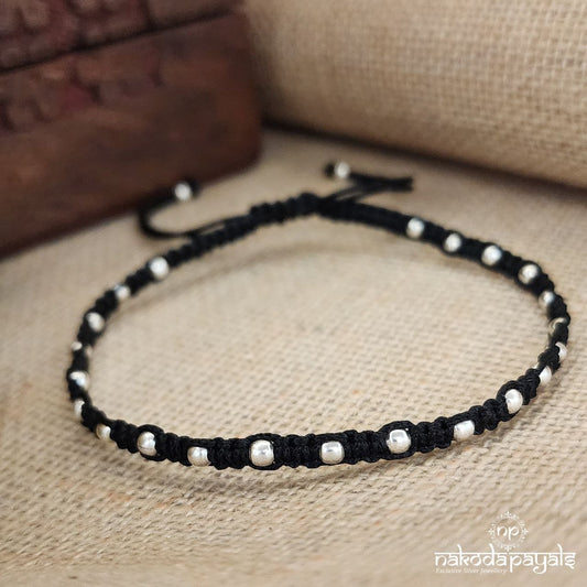 Classic Beaded Nazariya Thread Anklets (Nz0689)