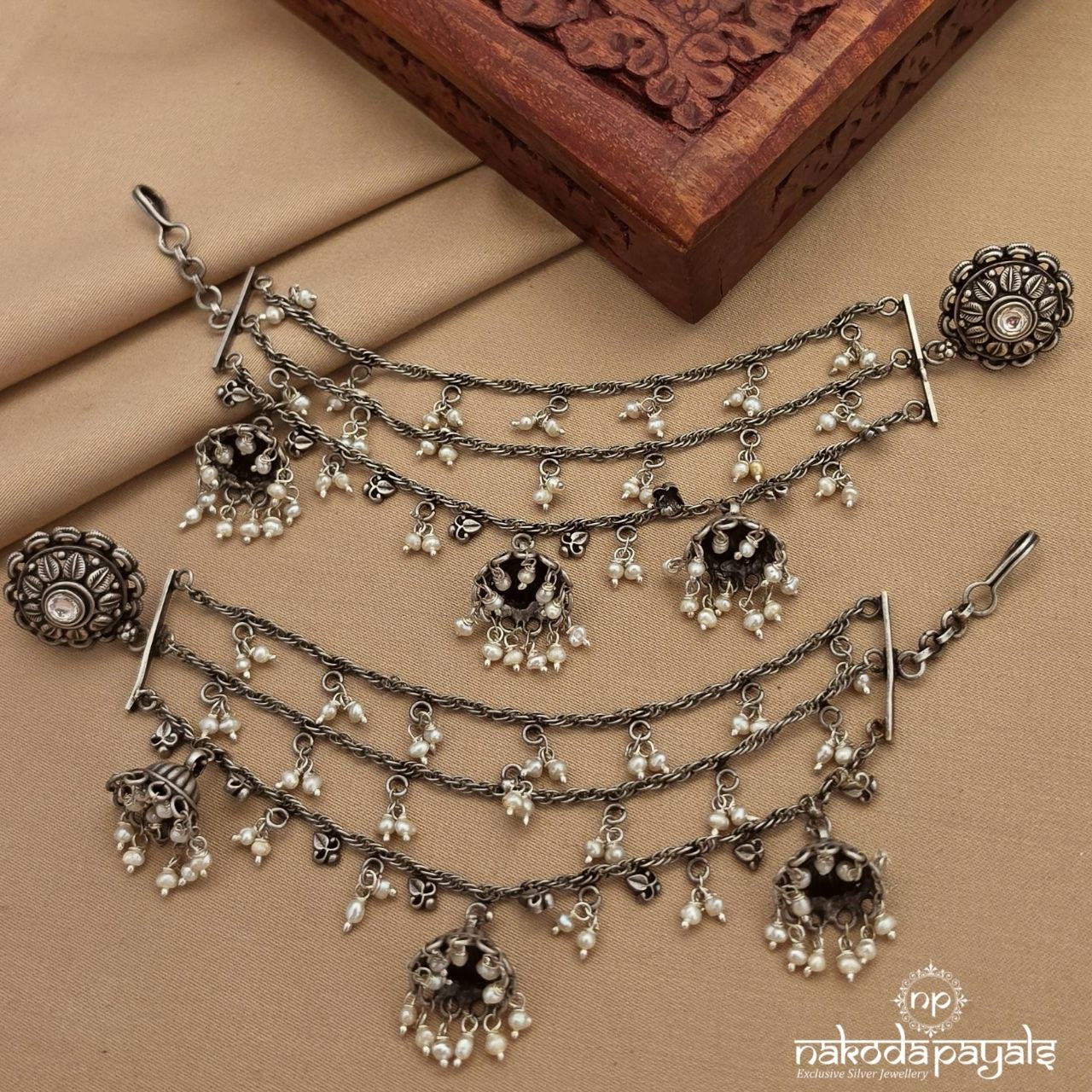 Jhumka Drops Stud With Maati (M0478)