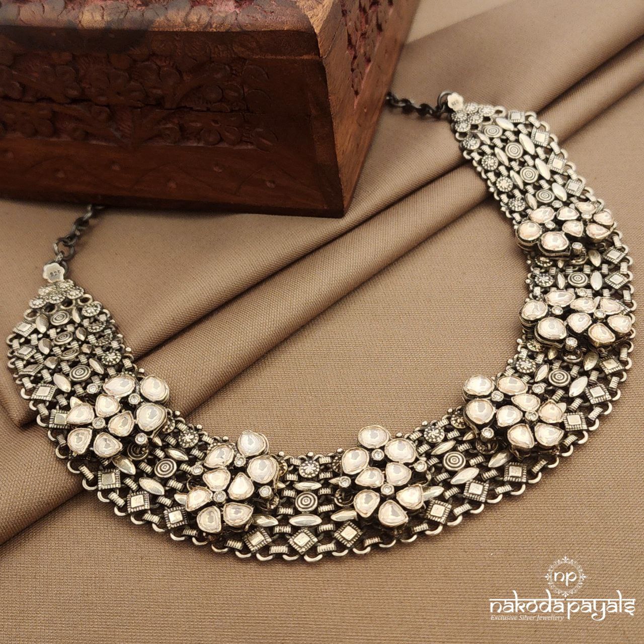 Tribal Moissanite Neckpiece  (N11339)