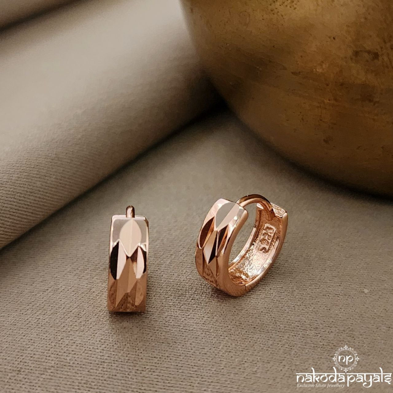 Rose Gold  Earrings (St3485)
