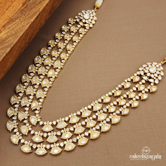 Triangular Moissanite Layered Neckpiece (Gn9321)