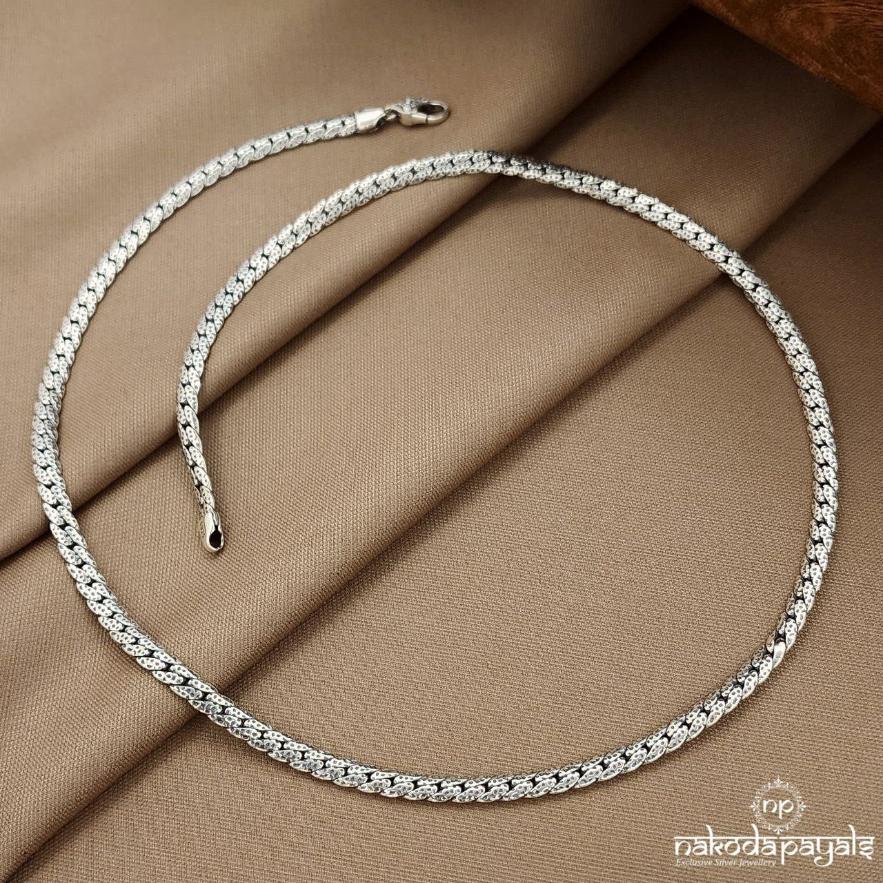 Stiff Braided Men's Neckchain (Mc1042)