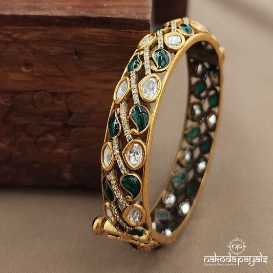 Traditional Green Mango Screw Kada (Gk3185)