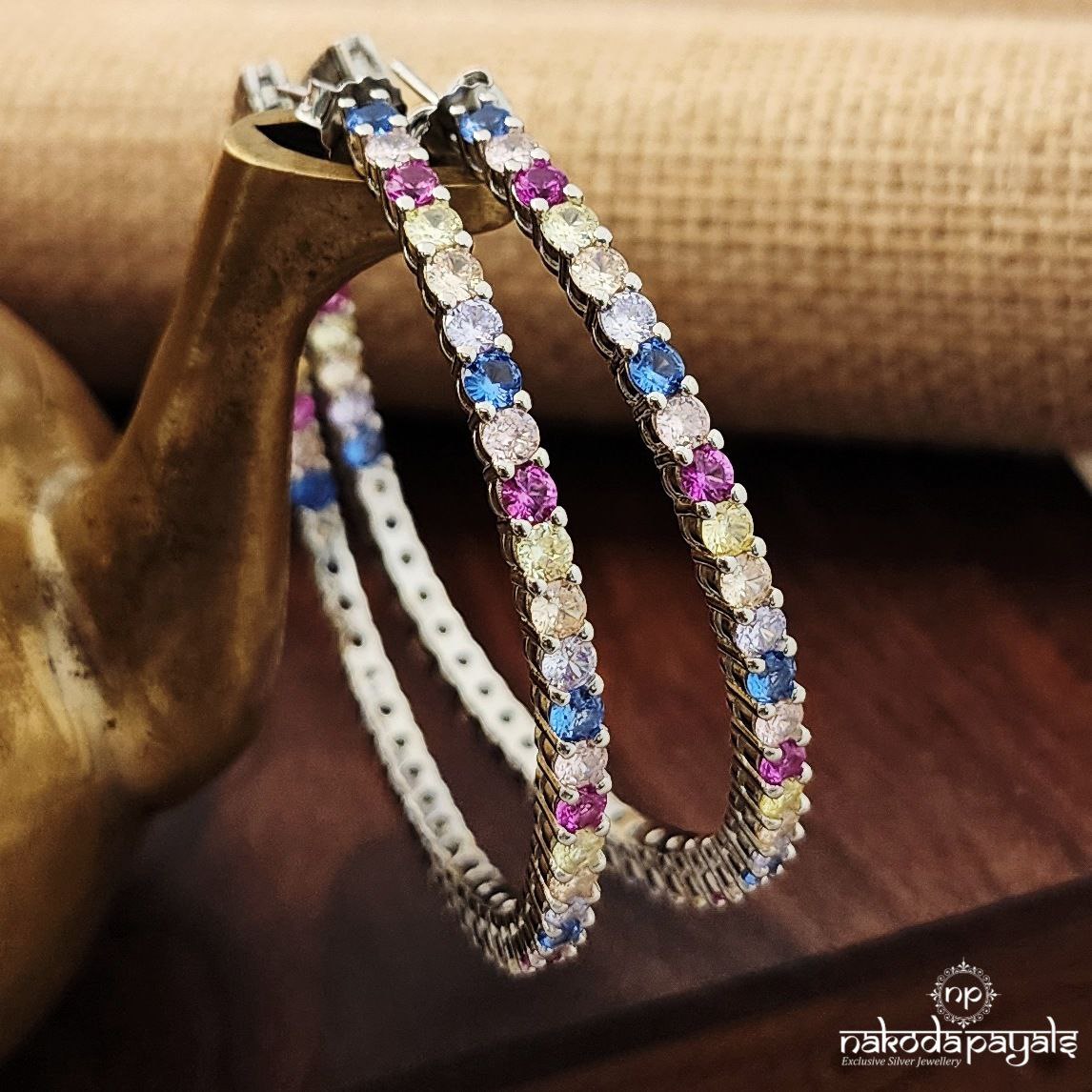 Sparkling MultiColor Earrings (St3316)
