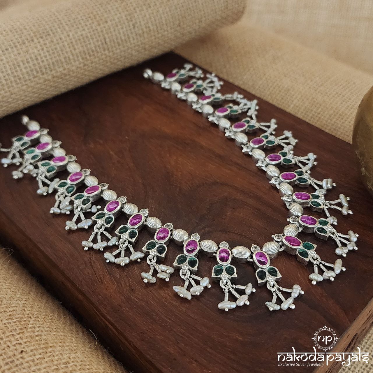 Elegant MultiColor Neckpiece (N10355)