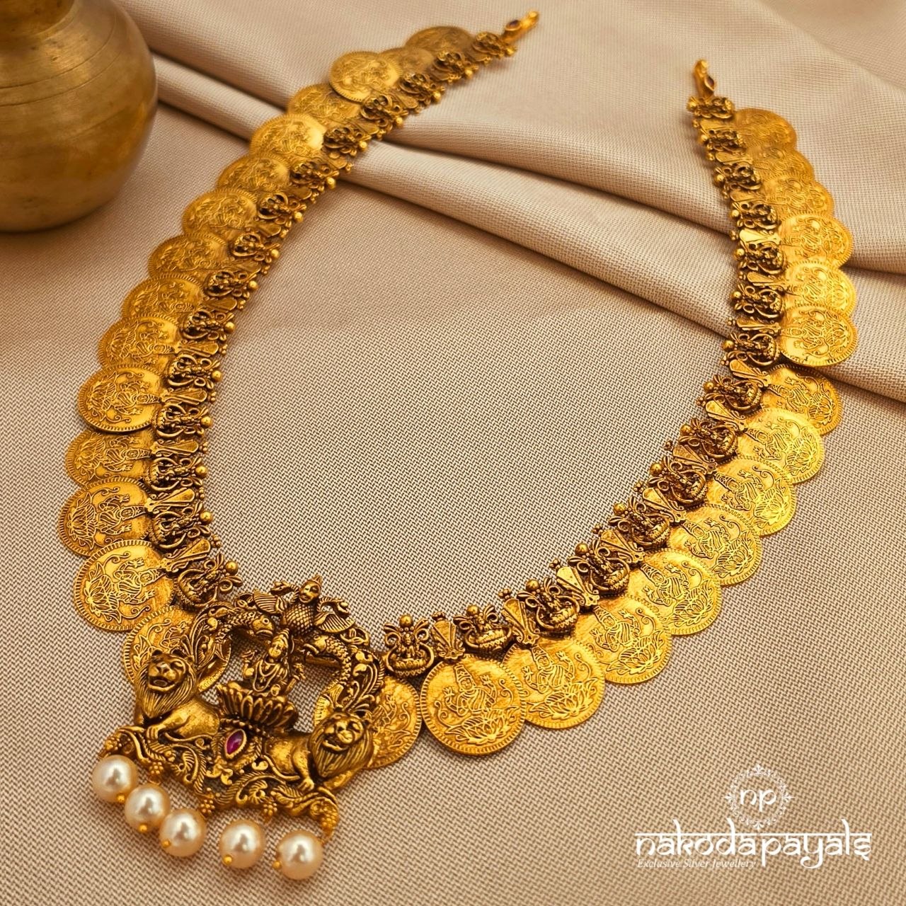 Maha Lakshmi Kasu Neckpiece (Gn10057)