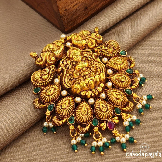Lakshmi Pearled Drop Pendant (Gp2134)