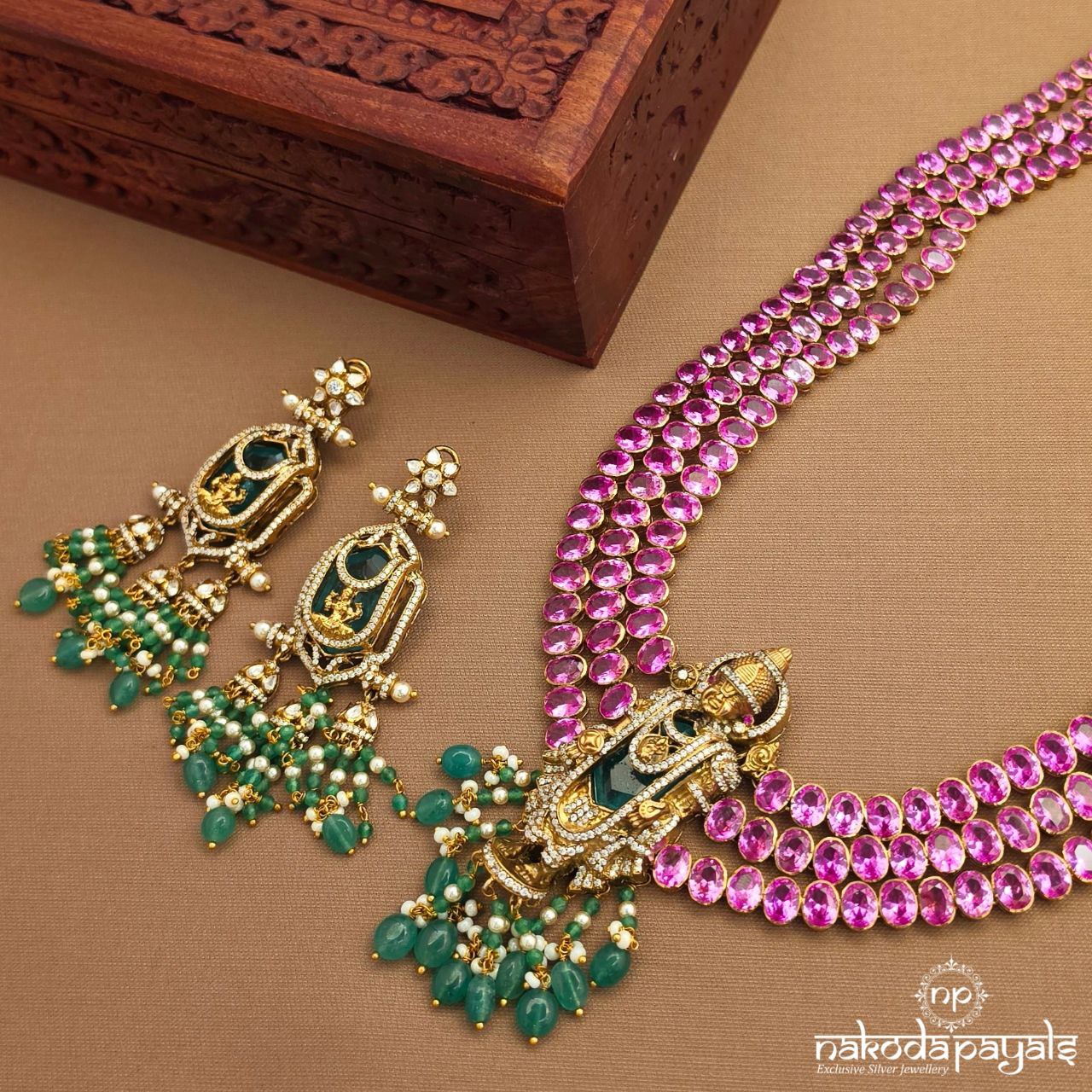Venkatraman Neckpiece With Earrings (Gn10044)