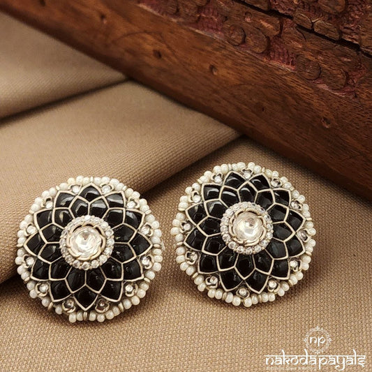 Black Pearled Studs (S3893)