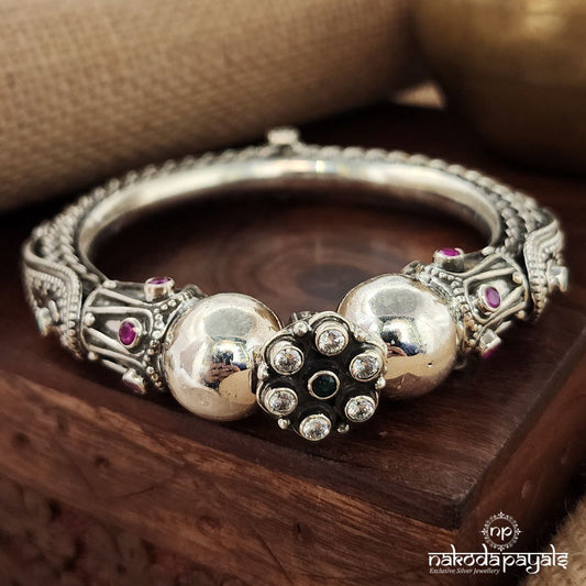 Braided cutstone Screw Kada (K5125)